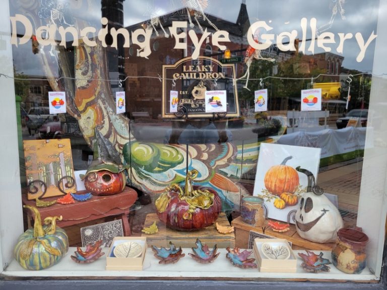 Dancing Eye Gallery A gift shop featuring handmade tile and jewelry, greeting cards and unique